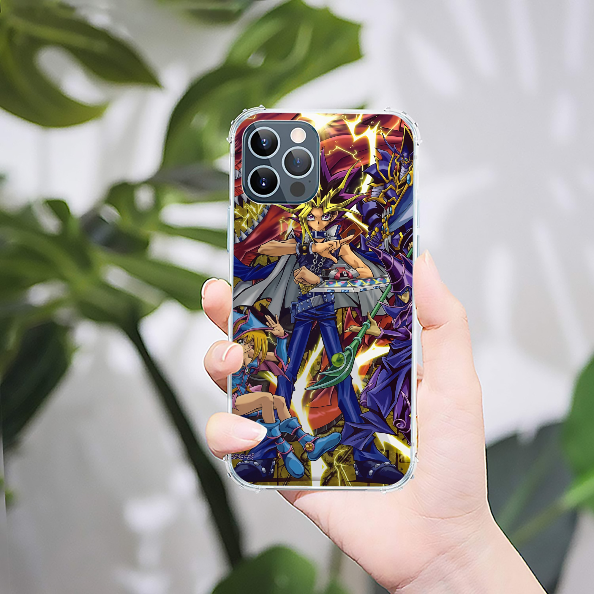 （画像用） 遊☆戯☆王 Yu-Gi-Oh! 【iPhone 12シリーズ対応】透明スマホケース（クリアソフトケース）